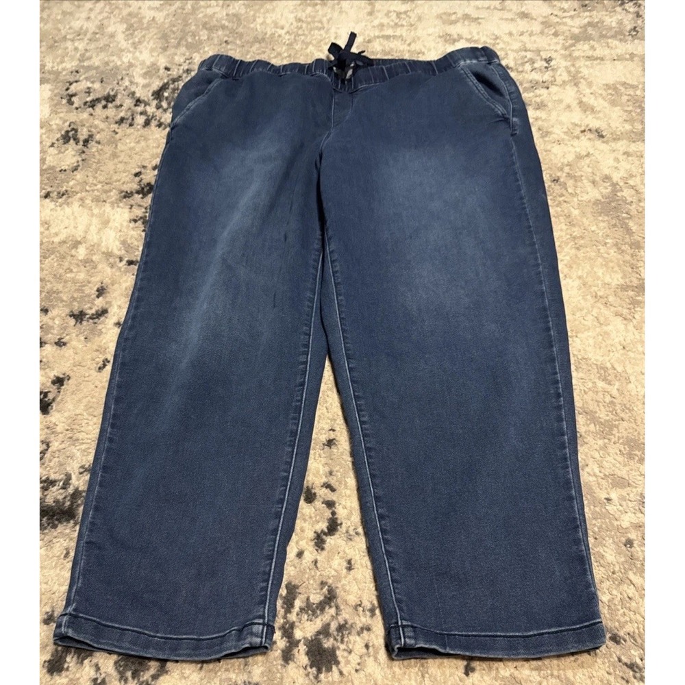 gloria vanderbilt jeans Womens Pull In Drawstring Sz 1X PLUS